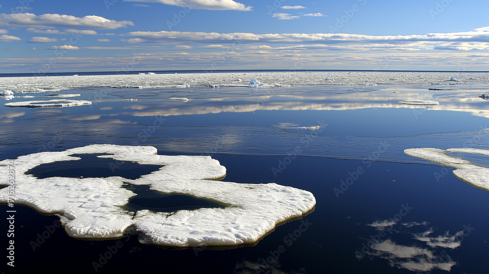 Obraz premium Arctic Chronicles, Capturing the Untouched North Pole