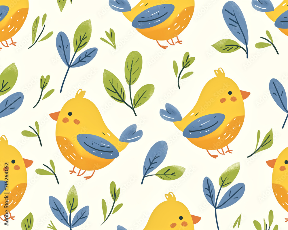 Fototapeta premium Folk-inspired Textile Designs