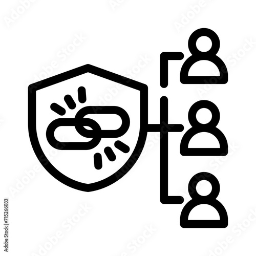 bonding line icon