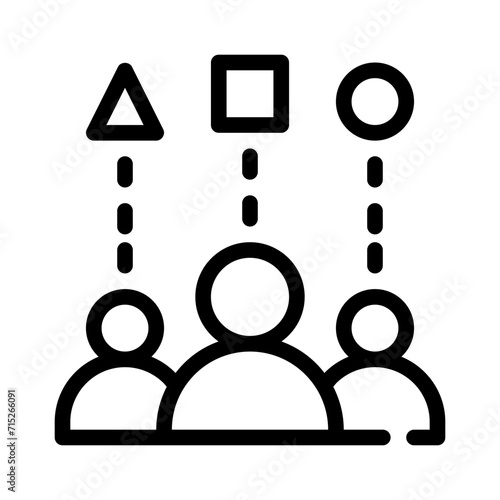 difference line icon