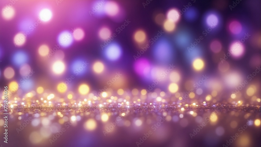 Bokeh background, vibrant hues of purple, blue, and gold bokeh lights, celebration, luxury or the festive season Bokeh background, vibrant hues of purple, blue, and gold bokeh lights, celebration, luxury or the festive season