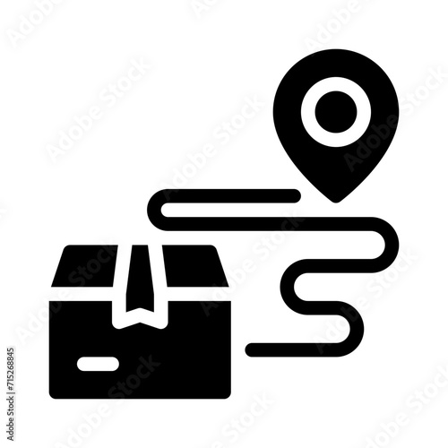 shipment glyph icon