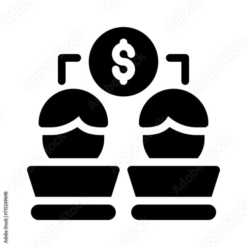 freelancer glyph icon