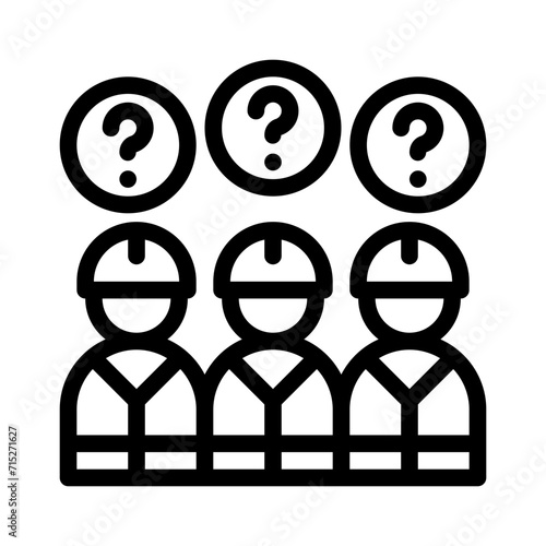shortage line icon
