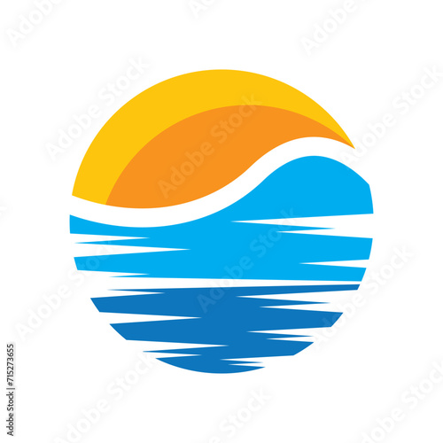Sunset logo images