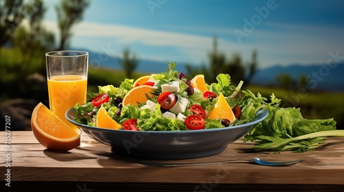 a tempting bowl of salad
