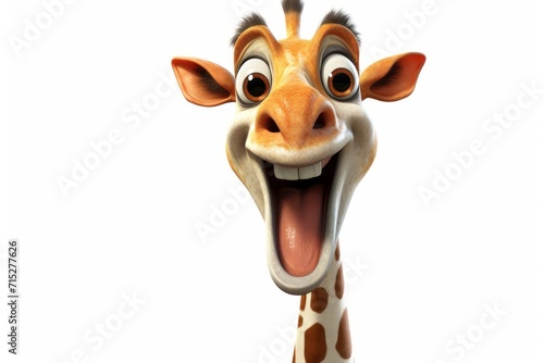  a close up of a giraffe's face with it's mouth open and it's tongue out.