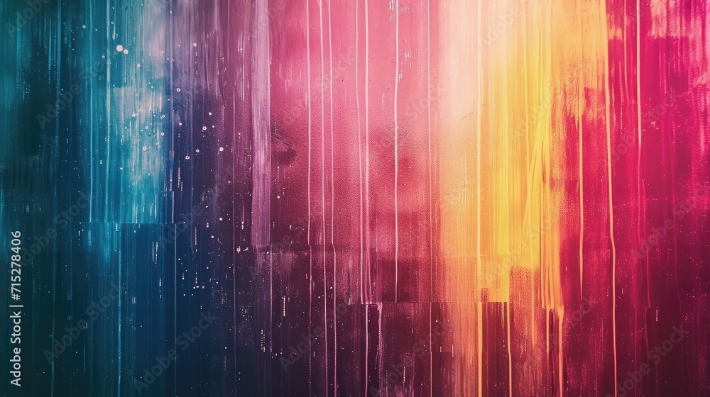 Colorful abstract backdrop with a grainy gradient, showcasing a soft noise effect and digital grain texture, AI Generated.