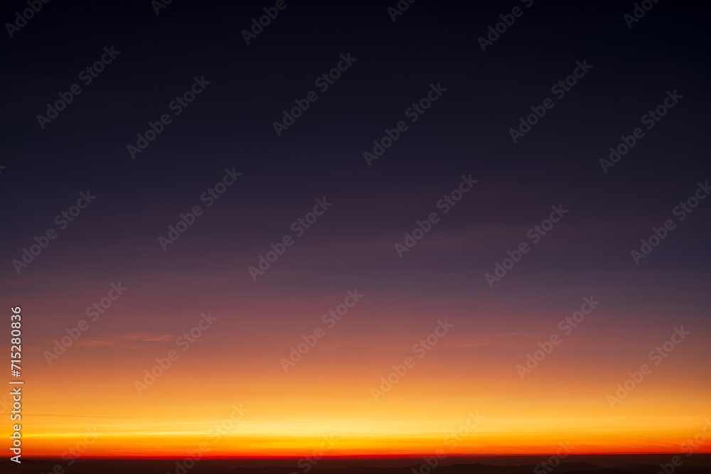 Beautiful skyline in sunrise over mountains Beautiful skyline in sunrise over mountains
