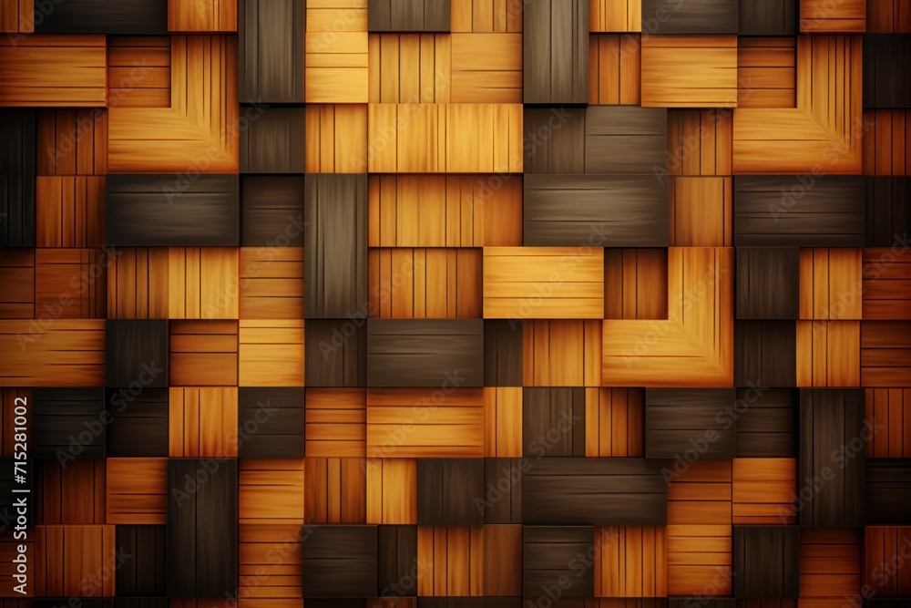 a close up of a wall made of wood planks with a pattern of squares and rectangles on each side of the wall. a close up of a wall made of wood planks with a pattern of squares and rectangles on each side of the wall.