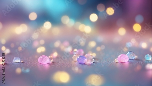 A dreamy world of pastel hues, as a mesmerizing bokeh background, abstract background © TJ_Designs