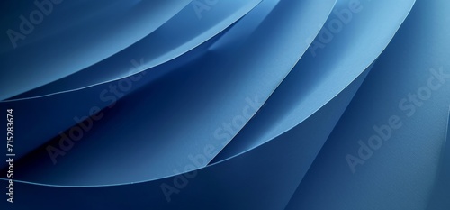 Sleek Blue Curved Lines Abstract Background with a Smooth Gradient