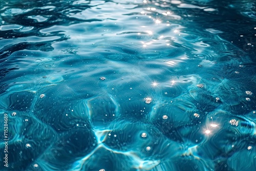 blue water  texture background © Ekaterina
