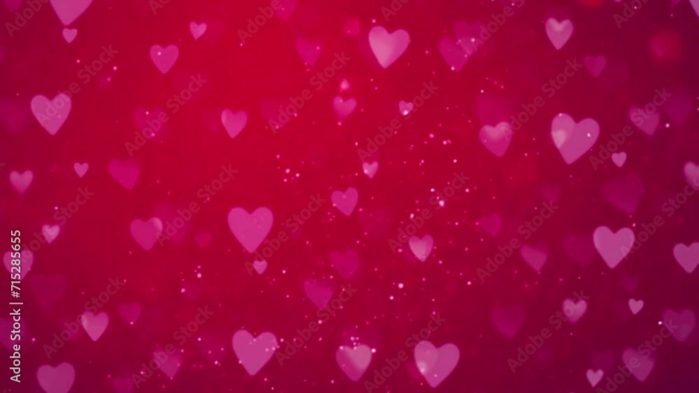 Looped heart rotation. Render of romantic background for valentines day 14 february. Love heart background Concepts of Valentine's Day, Love, Looped heart rotation. Render of romantic background for valentines day 14 february. Love heart background Concepts of Valentine's Day, Love,
