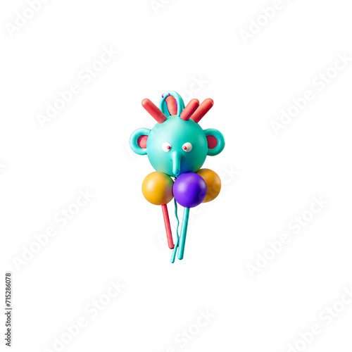 bird with a flower