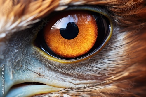 Macro Owl Eye photo