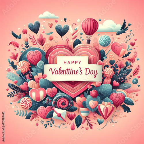 valentine greeting card