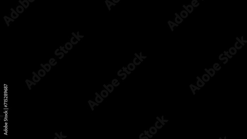 三角ドット・ピクセルの円形・リングのウェーブ・ループアニメーション　10秒ループ　黒背景　パープル photo