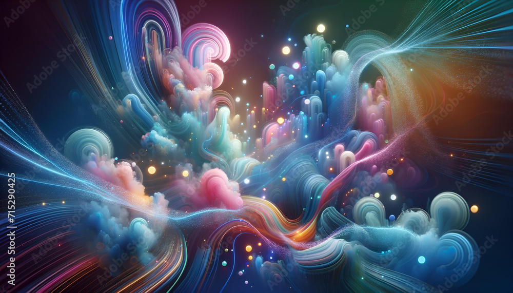 Ethereal Neon Dreamscape Ethereal Neon Dreamscape