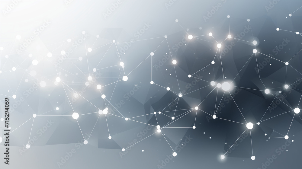 technology background with interconnected white dots, in the style of modern technology background with interconnected white dots, in the style of modern