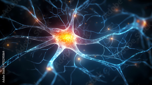 Nervous system  central nervous cells of the brain  neuroscience background