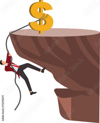 Hoping for great wealth, Businessman