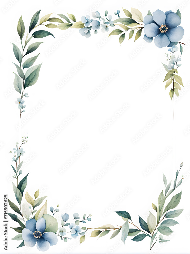 floral-and-leafy-frame-in-minimalist-watercolor-style-floating-with-no-background-accented-by