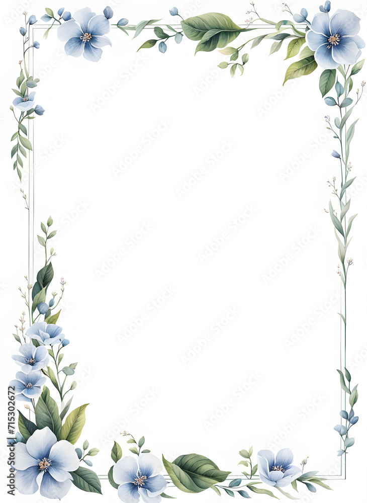 floral-and-leafy-frame-in-minimalist-watercolor-style-floating-with-no-background-accented-by