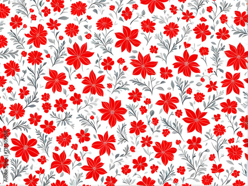 red-floral-watercolor-pattern-by-greg-rutkowski-minimalist-style-designed-as-wallpaper © HYOJEONG