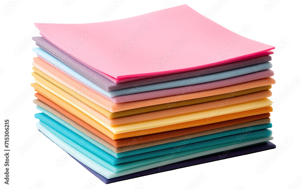 Creative with Different Hues and Thicknesses of Colorful Felt Sheets on a White or Clear Surface PNG Transparent Background. Creative with Different Hues and Thicknesses of Colorful Felt Sheets on a White or Clear Surface PNG Transparent Background.