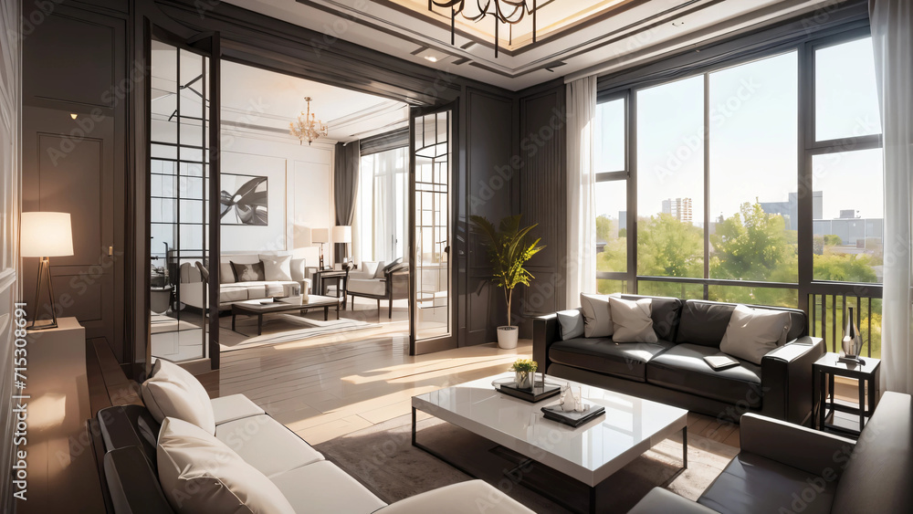 Fototapeta premium modern living room