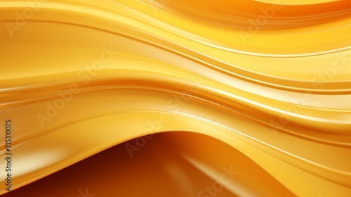 golden plastic waves: vibrant abstract background in high resolution