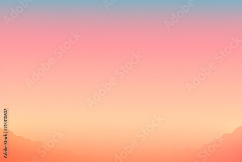 Peach fuzz is the main color. Pastel palette. Delicate color gradation. Gradient. Salmon to peach transition. Hue. Tones. Light azure, pink and golden colour. Tenderness. Backdrop. Template. Tinge