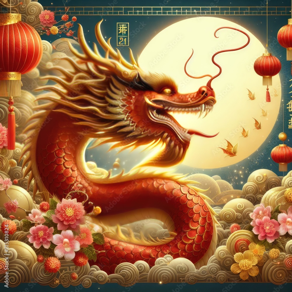 Chinese New Year Splendor: Grand Celebration of the Dragon Zodiac Chinese New Year Splendor: Grand Celebration of the Dragon Zodiac