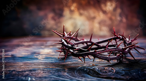 A crown of thorns. Easter week photo