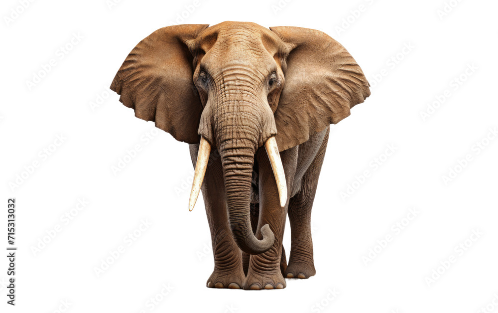 Obraz premium Celebrating the Resplendent Beauty and Noble Presence of Elephants on a White or Clear Surface PNG Transparent Background.
