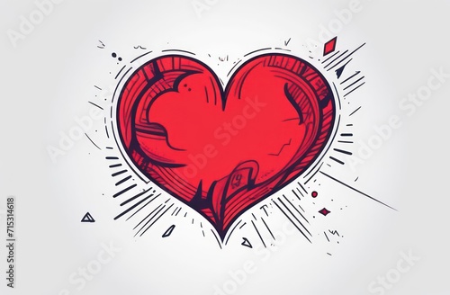 Broken heart  Valentine s Day. Concept Loneliness  psychology  relationships