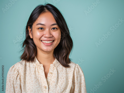 smiling South East Asian woman