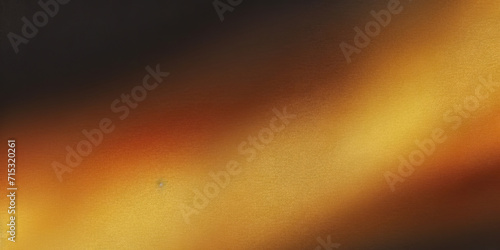 Light brown orange gold yellow abstract background. Color gradient blur. Rough grunge grain noise. Brushed matte shimmer. Metallic foil effect. Design. Template. Empty.