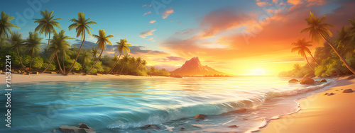 Island Overture: The Tropics' Dusk Serenade © Manuel
