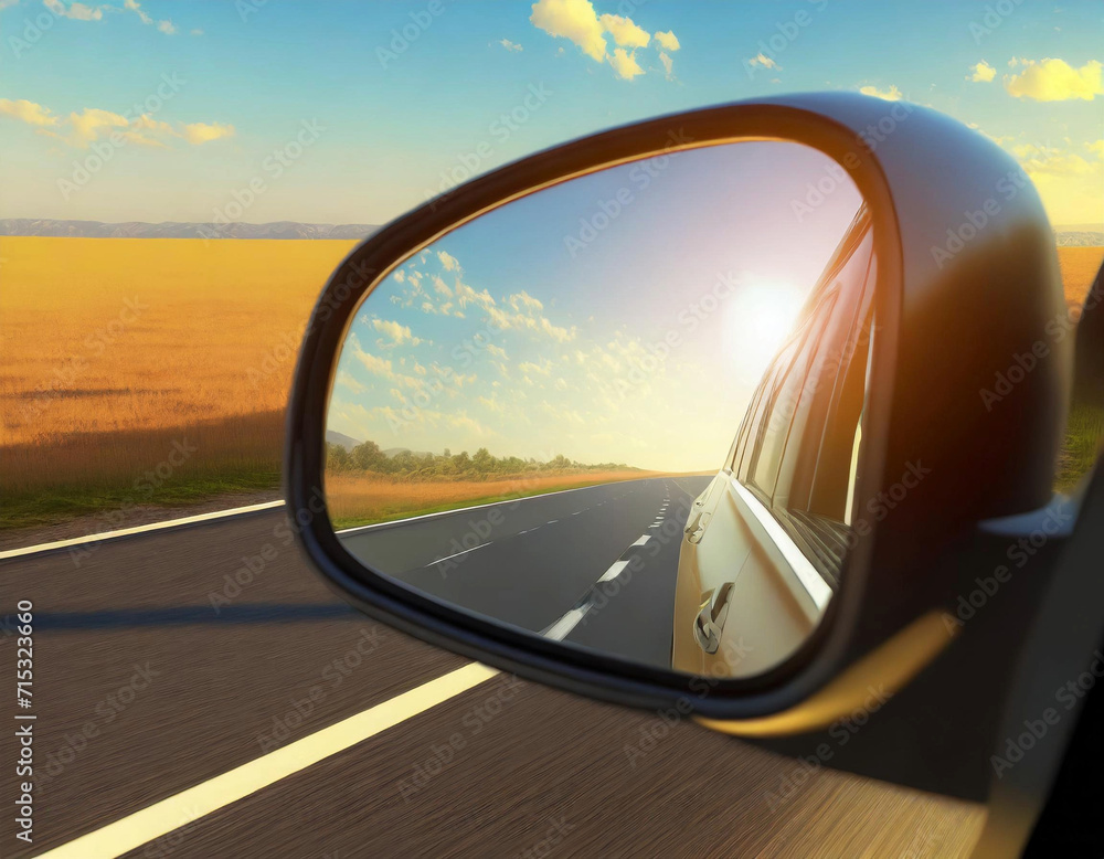 Fototapeta premium driving on a highway