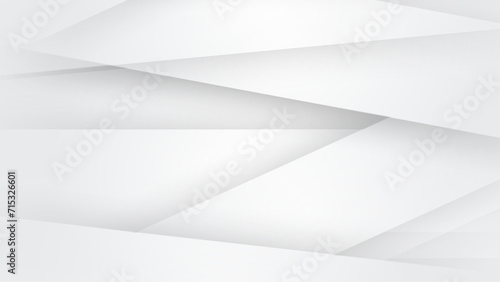White vector abstract background with simple geometric shapes. White vector presentation background for poster, banner, wallpaper, mockup, flyer, and report
