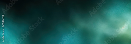 Dark green mint sea teal jade emerald turquoise light blue abstract background. Color gradient blur. Rough grunge grain noise. Brushed matte shimmer. Metallic foil effect. Design. Template. Empty. © Nice Seven