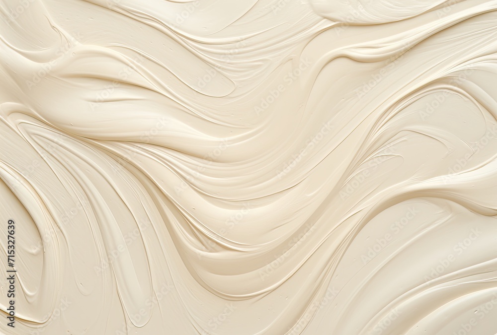 Artistic smears of creamy cosmetic texture, creating a visually pleasing composition. Artistic smears of creamy cosmetic texture, creating a visually pleasing composition.
