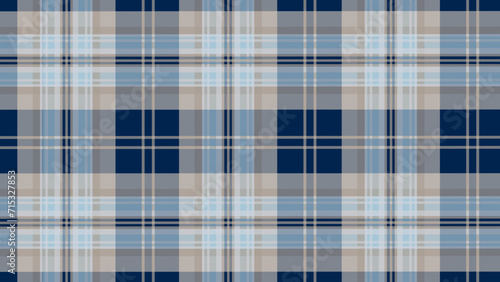 Blue beige and white plaid background
