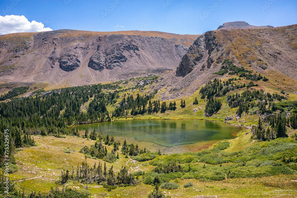 Rogers Pass Lake in the James Peak Wilderness, Colorado