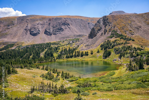 Rogers Pass Lake in the James Peak Wilderness, Colorado photo