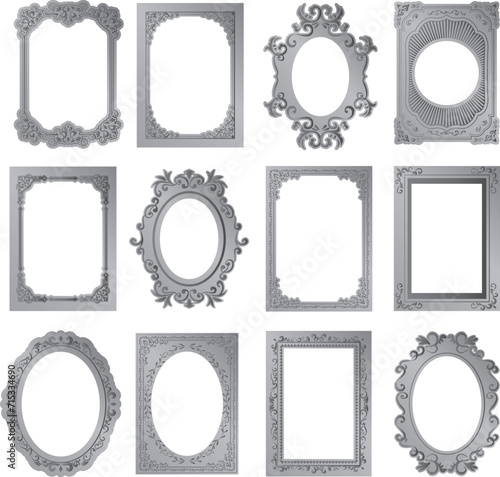 アンティーク　ビンテージ　フレーム飾り枠