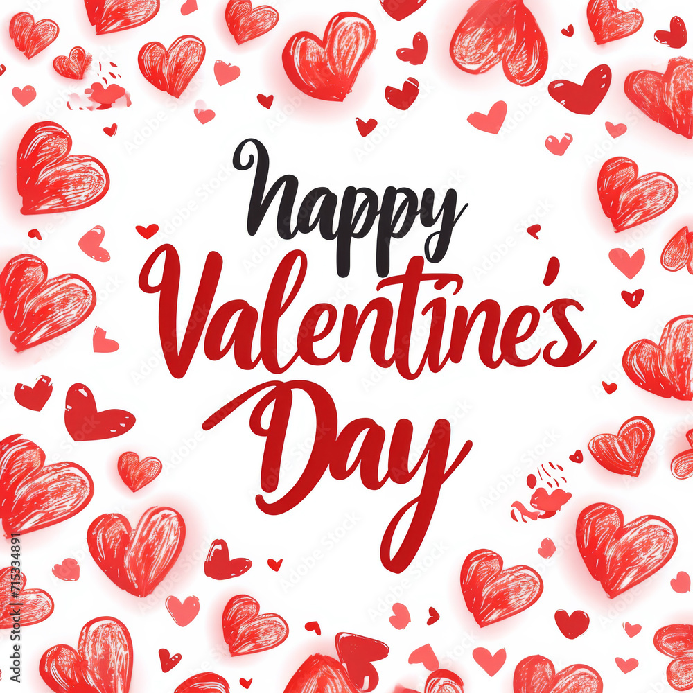 Valentine's Day heart-shaped background. Valentine's Day heart-shaped background.