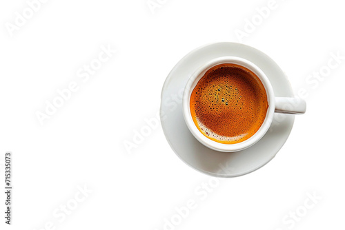 espresso isolated on transparent background